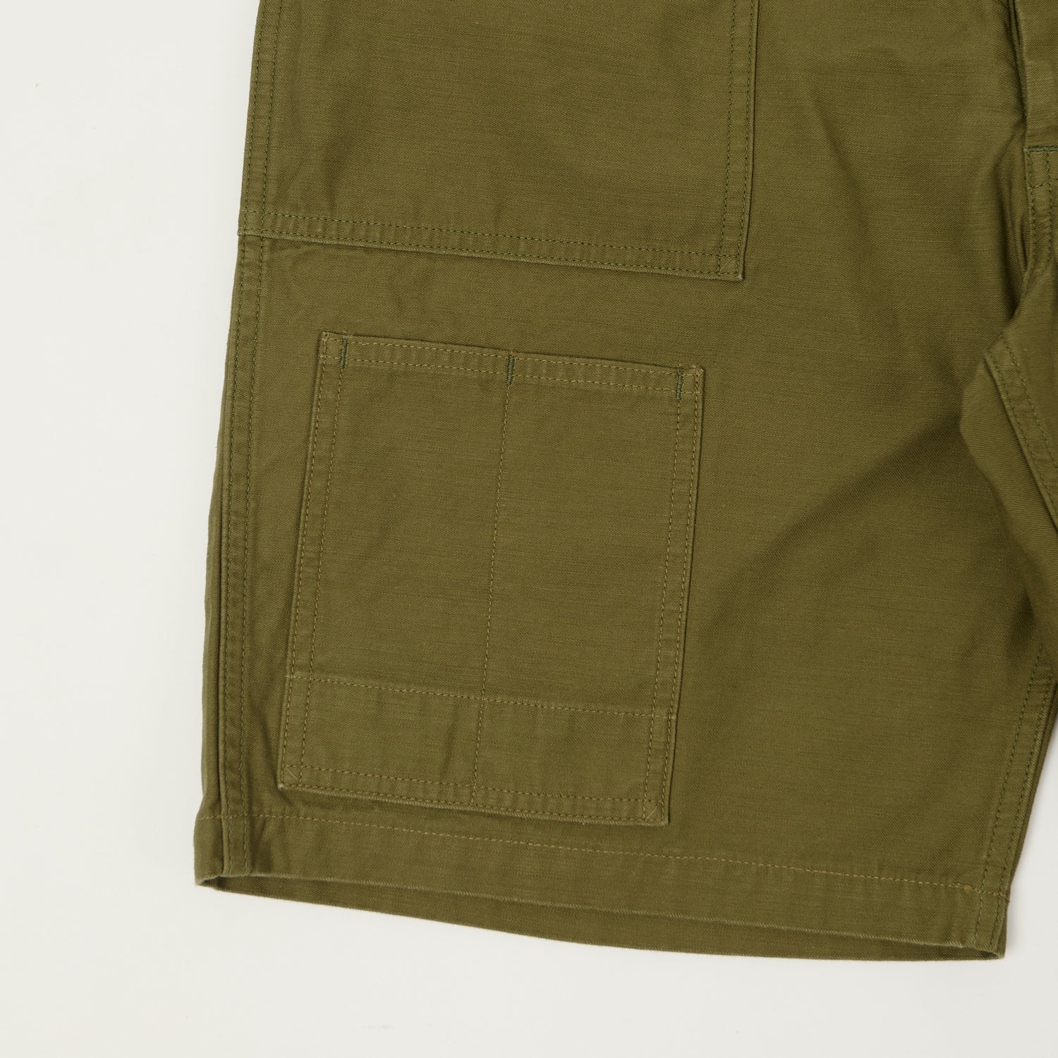 Freewheelers & Co Motor Psyclone 'Grunts' Shorts - Olive