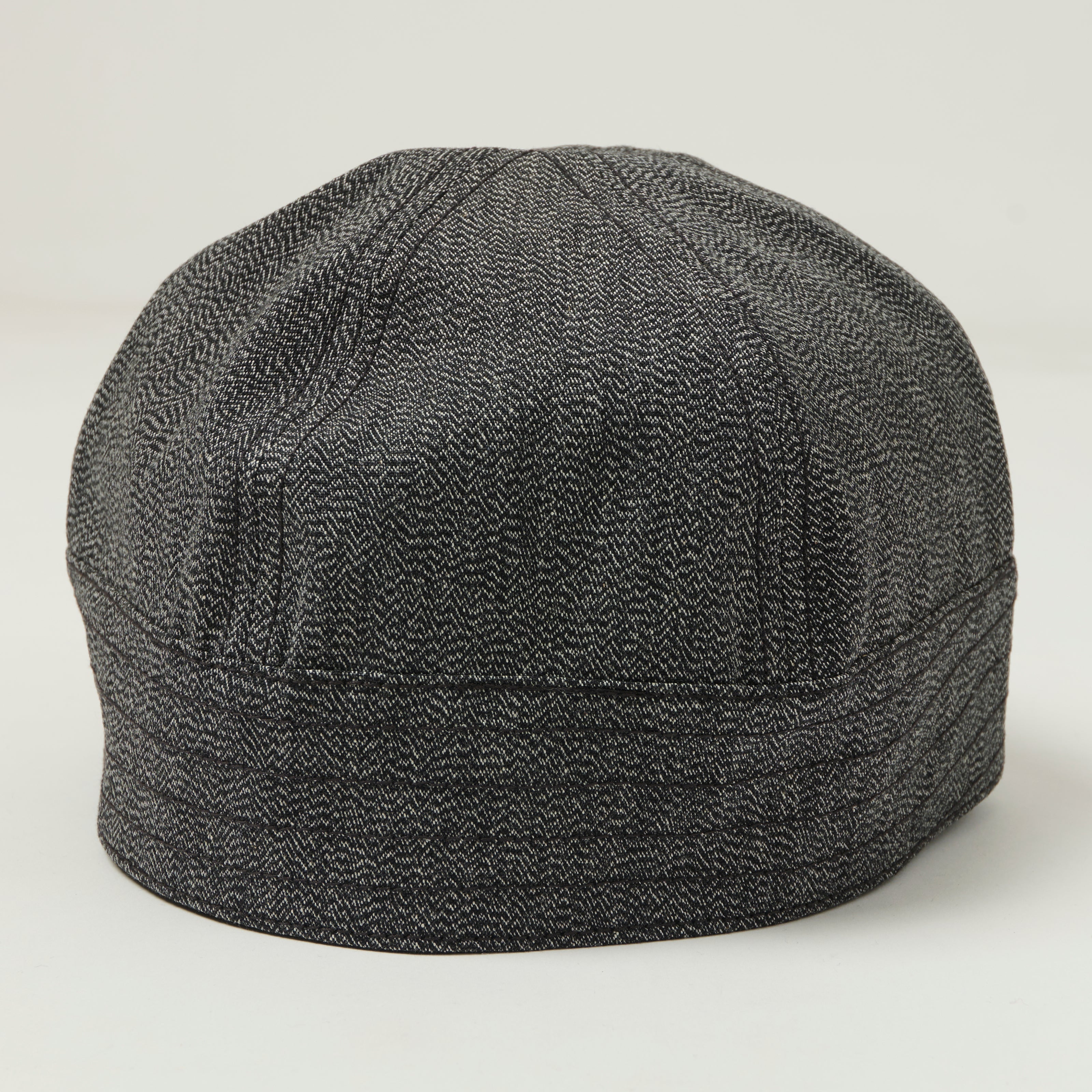 Freewheelers & Co Union Special Overalls 'Guthrie' Chambray Cap - Black Pepper