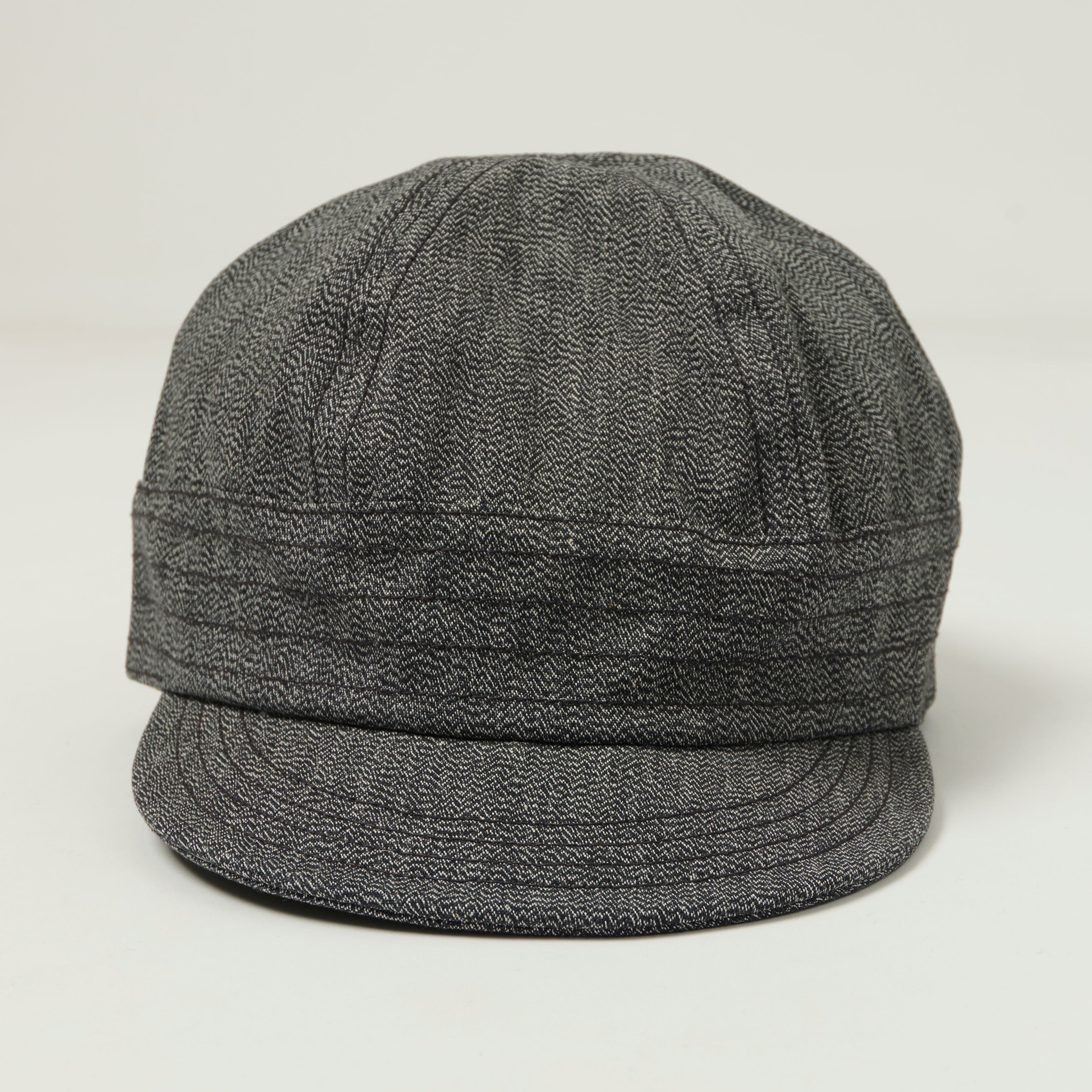 Freewheelers & Co Union Special Overalls 'Guthrie' Chambray Cap - Black Pepper