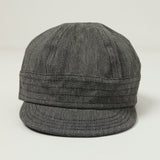 Freewheelers & Co Union Special Overalls 'Guthrie' Chambray Cap - Black Pepper