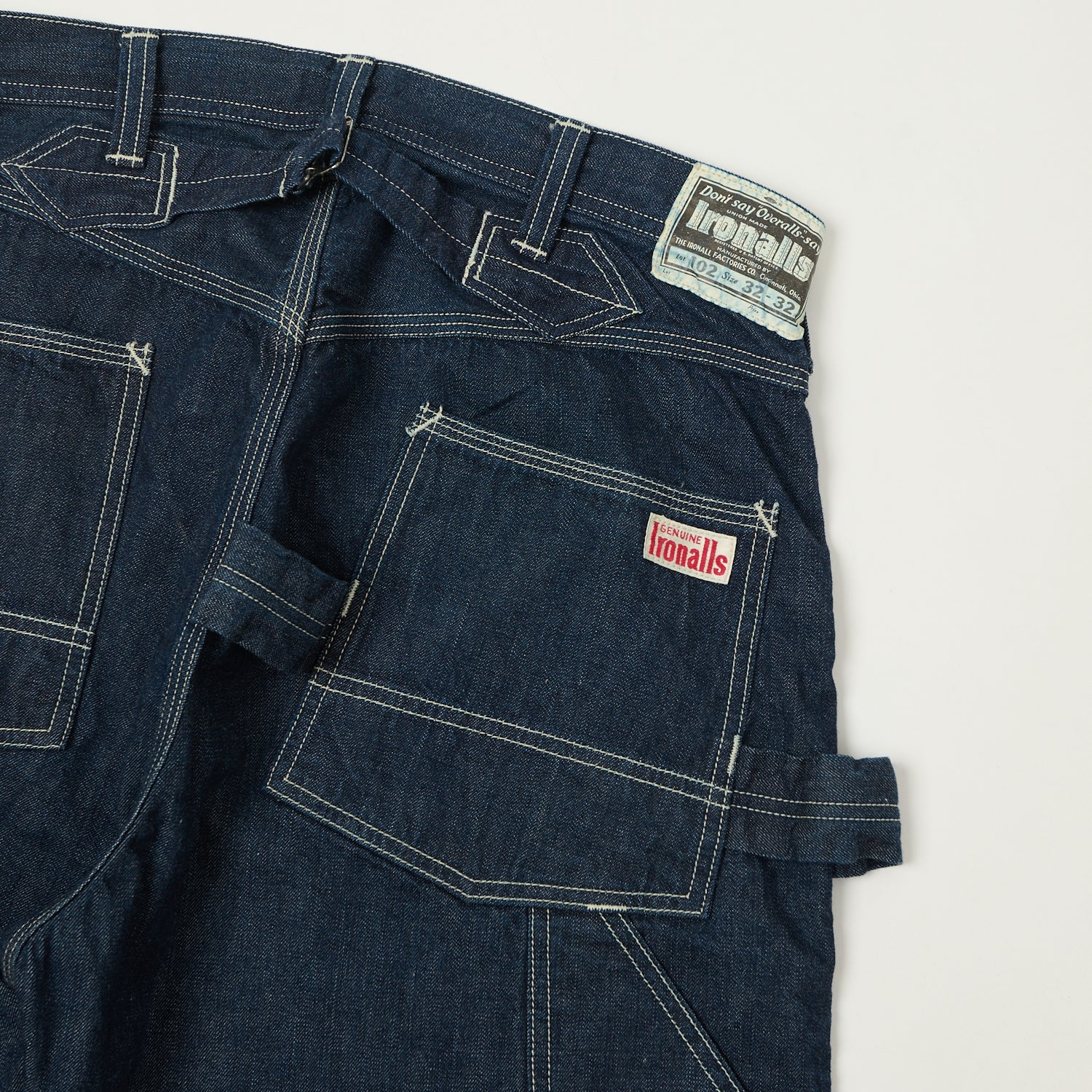 【試着のみ】　freewheelers lot102 overalls 32 FREE WHEELERS/フリーホイーラーズ】「Denim Overalls”Lot 102”/デニム