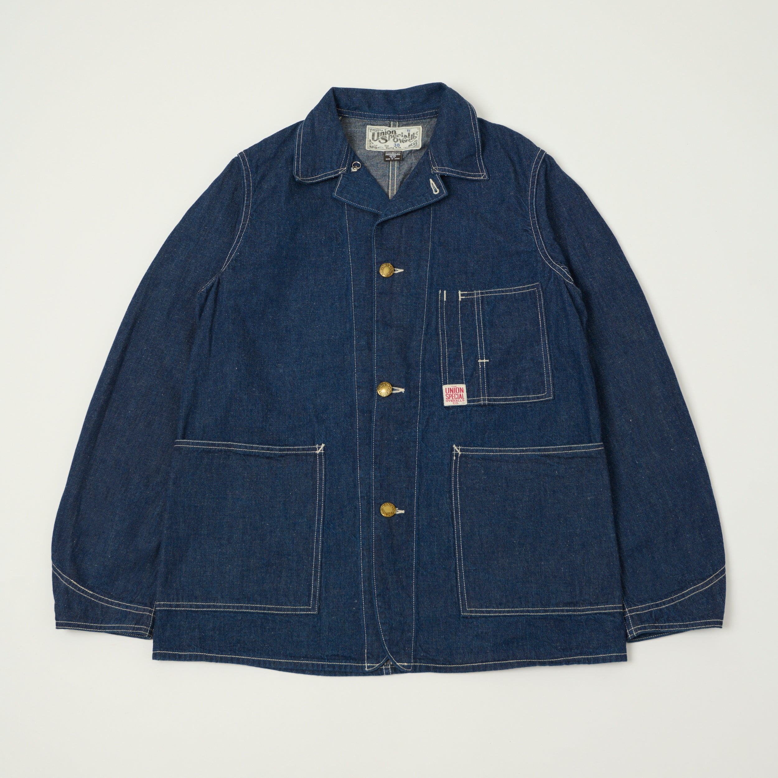 Freewheelers & Co Union Special Overalls 'Iron Wharf' 8oz. Denim