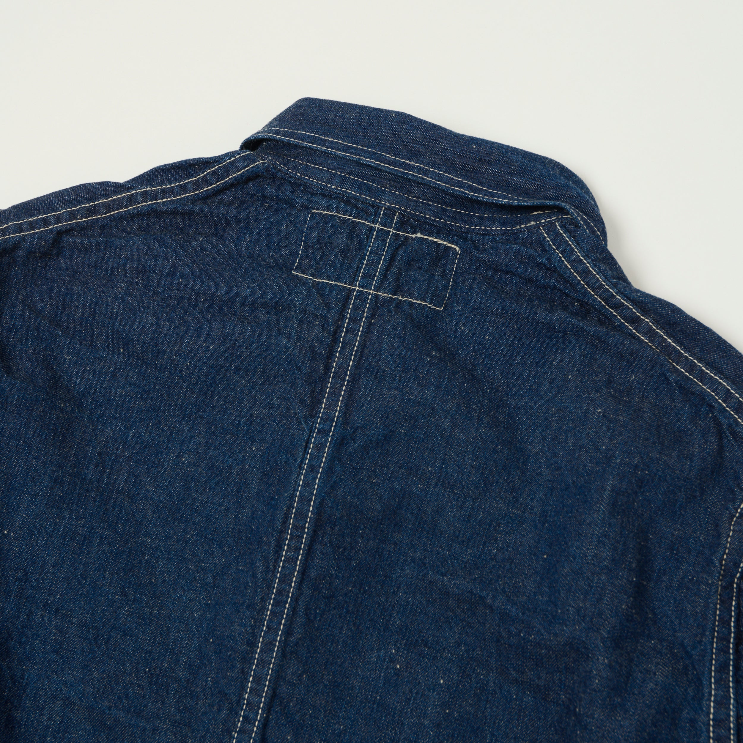 Freewheelers & Co Union Special Overalls 'Iron Wharf' 8oz. Denim Work Coat - One Wash