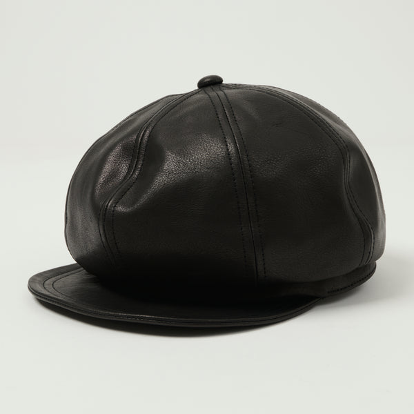 Freewheelers & Co Union Special Overalls Leather 'Jam Buster' Hat