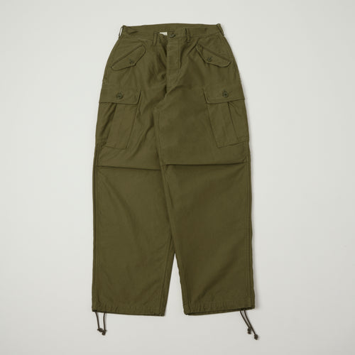 Freewheelers & Co Union Special Overalls 'Jungle Fatigues' Tropical Trousers - Khaki