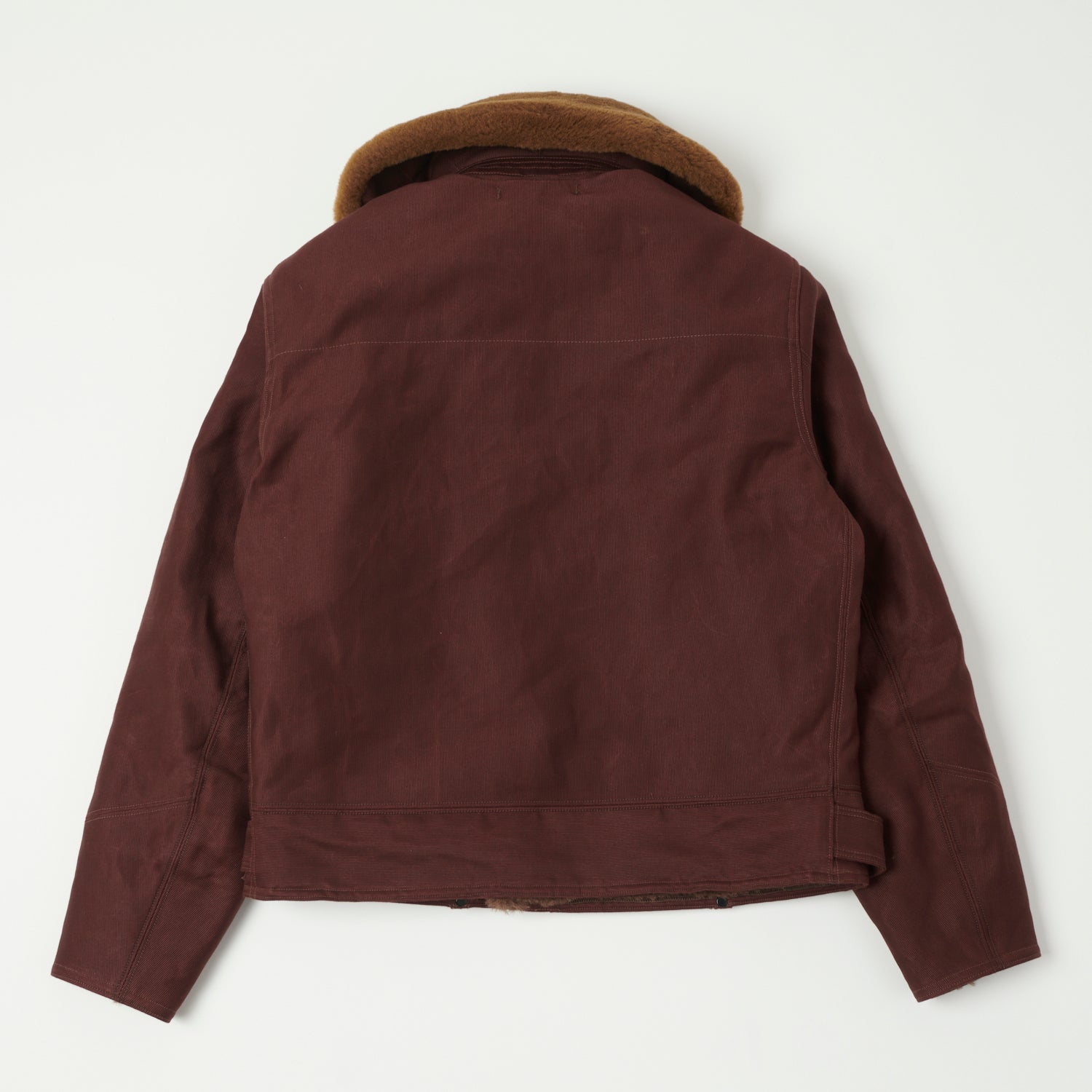 Freewheelers & Co 'Wind Master' Winter Flying Jacket - Red Brown