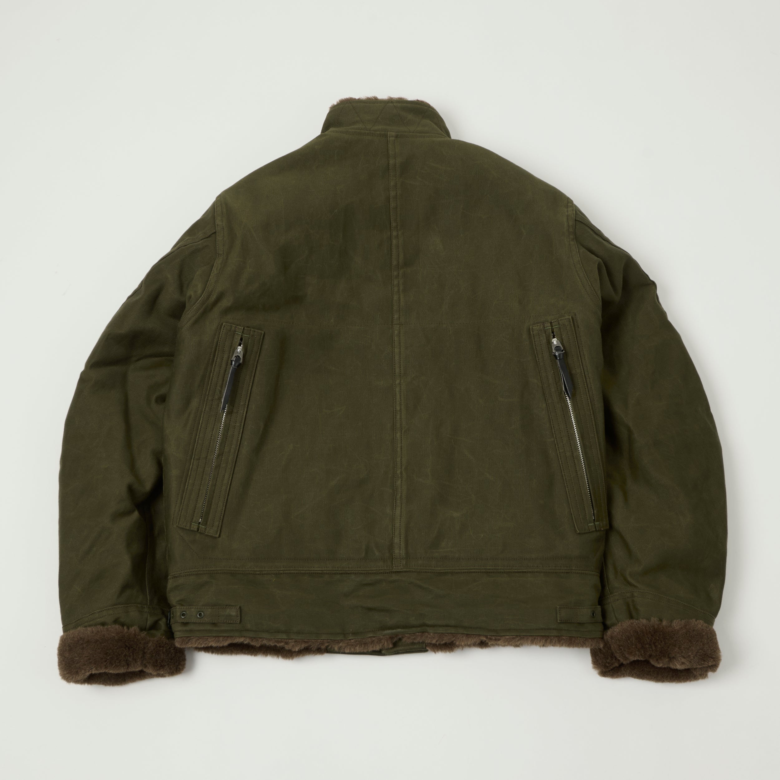 Freewheelers & Co Leather Togs 'Winter Aviators' Jacket - Dark