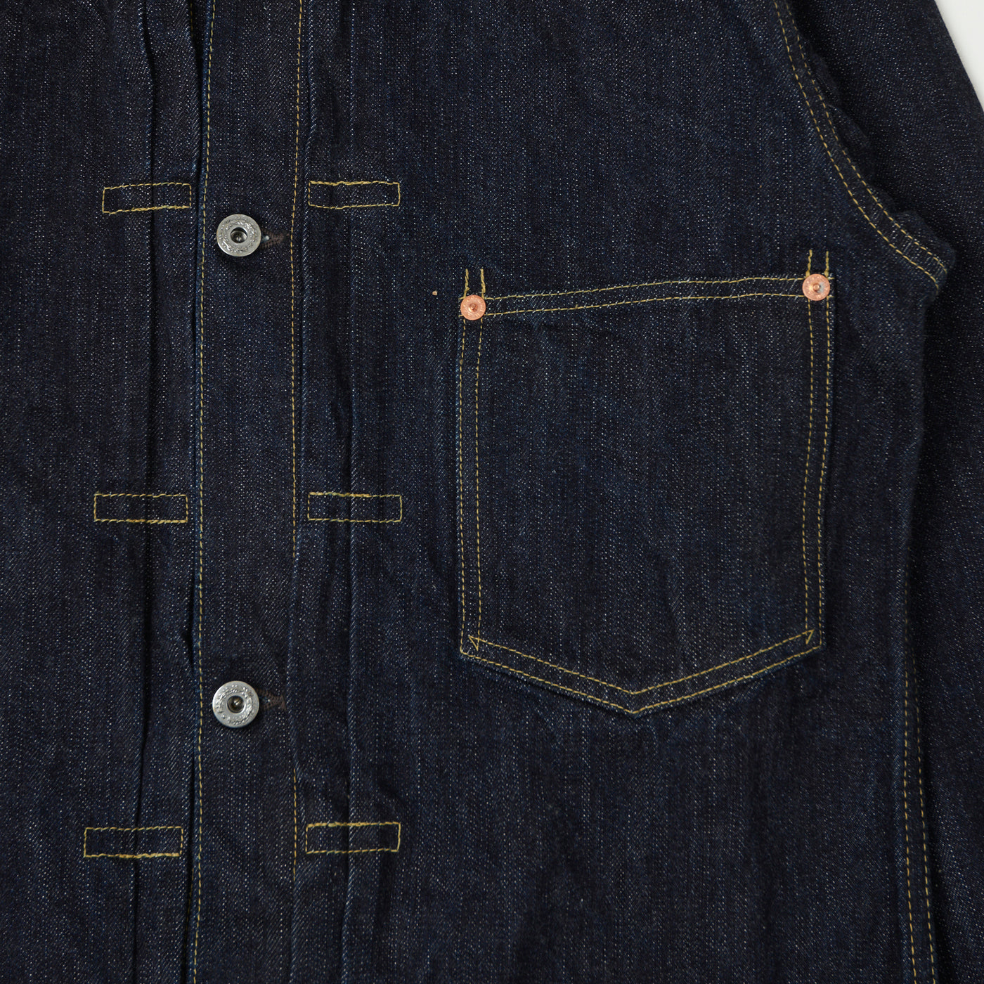 Freewheelers & Co The Vanishing West 506XX '1944-45' Type-I Denim Jacket - One Wash