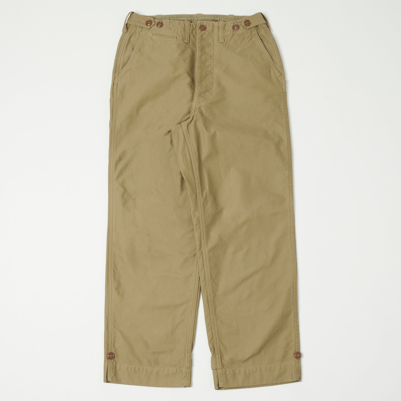 Freewheelers & Co U.S. Military 'M-1943' Trouser -Dark Tan