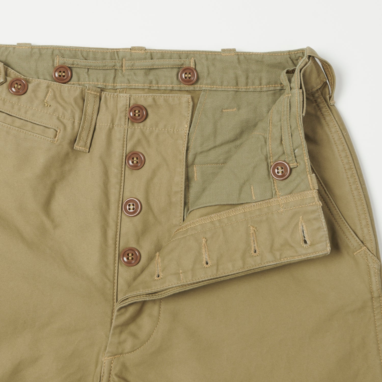 Freewheelers & Co U.S. Military 'M-1943' Trouser -Dark Tan – SON
