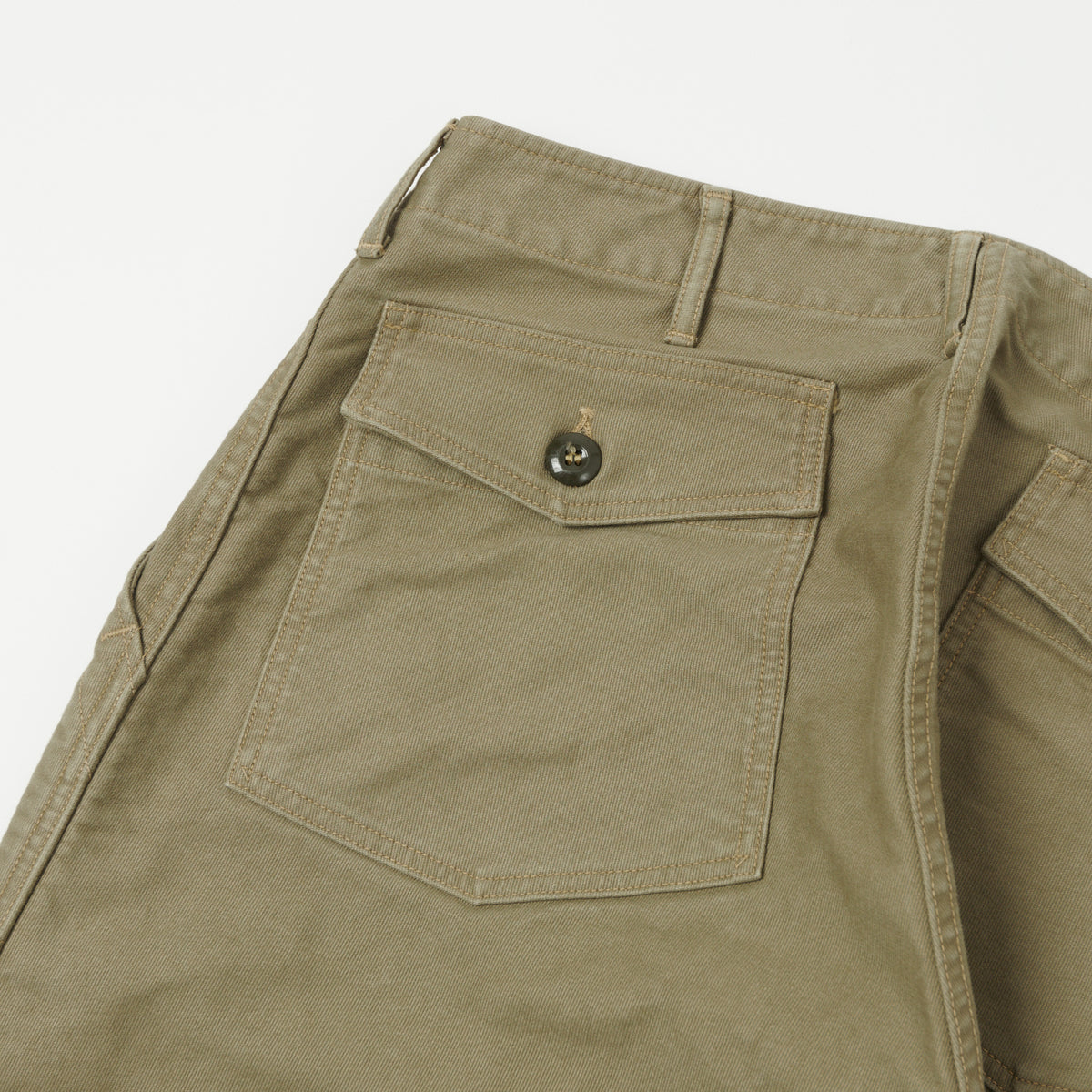 Freewheelers & Co Military Utility Trouser - Khaki Beige