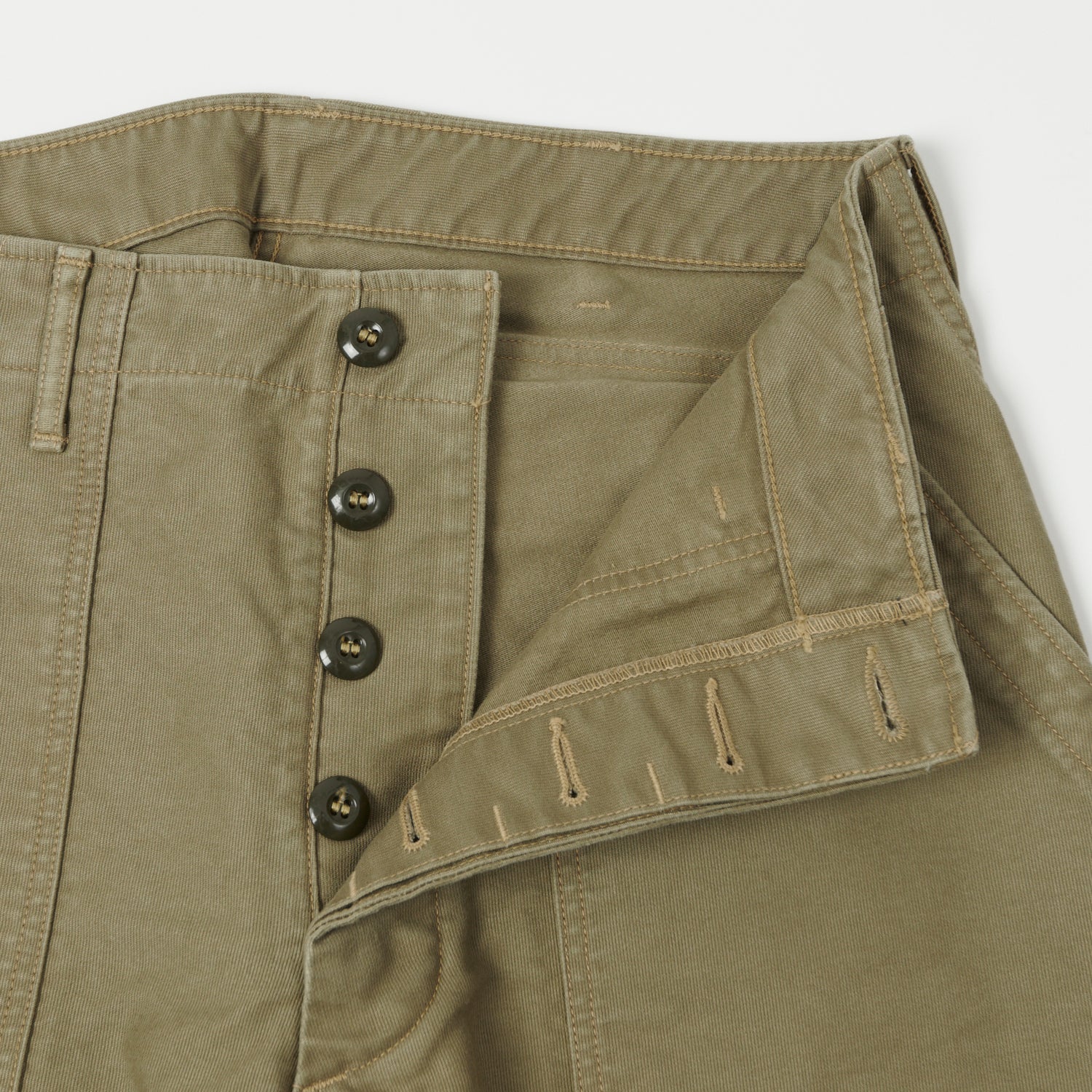 Freewheelers & Co Military Utility Trouser - Khaki Beige – SON OF
