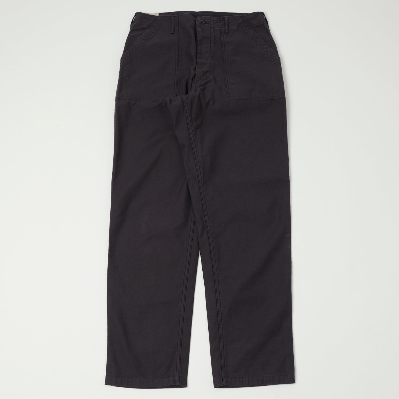 Freewheelers & Co Military Utility Trouser - Eggplant Navy