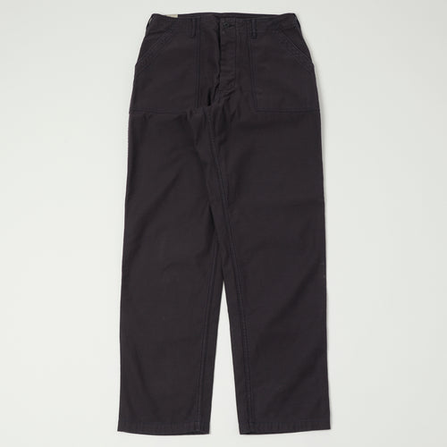 Freewheelers & Co Military Utility Trouser - Eggplant Navy
