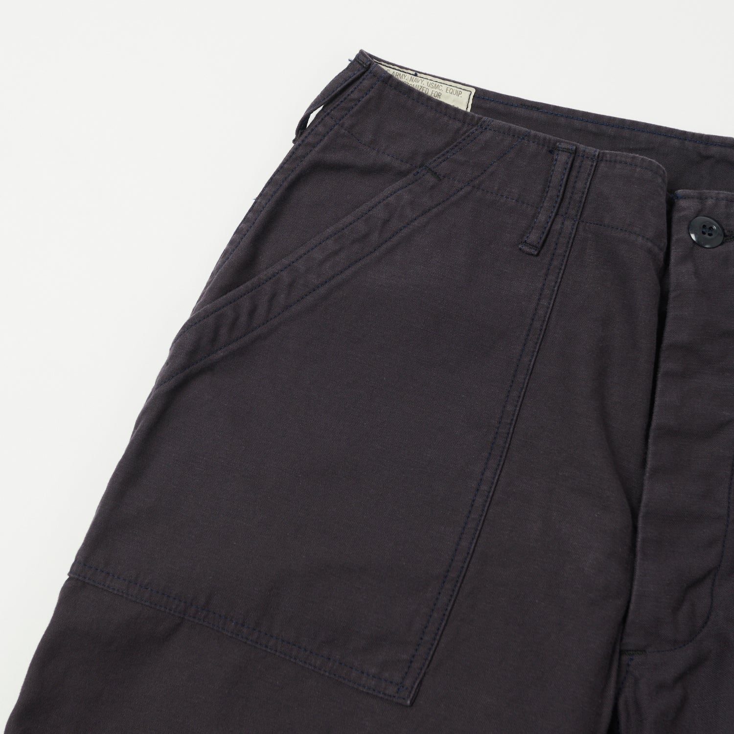 Freewheelers & Co Military Utility Trouser - Eggplant Navy