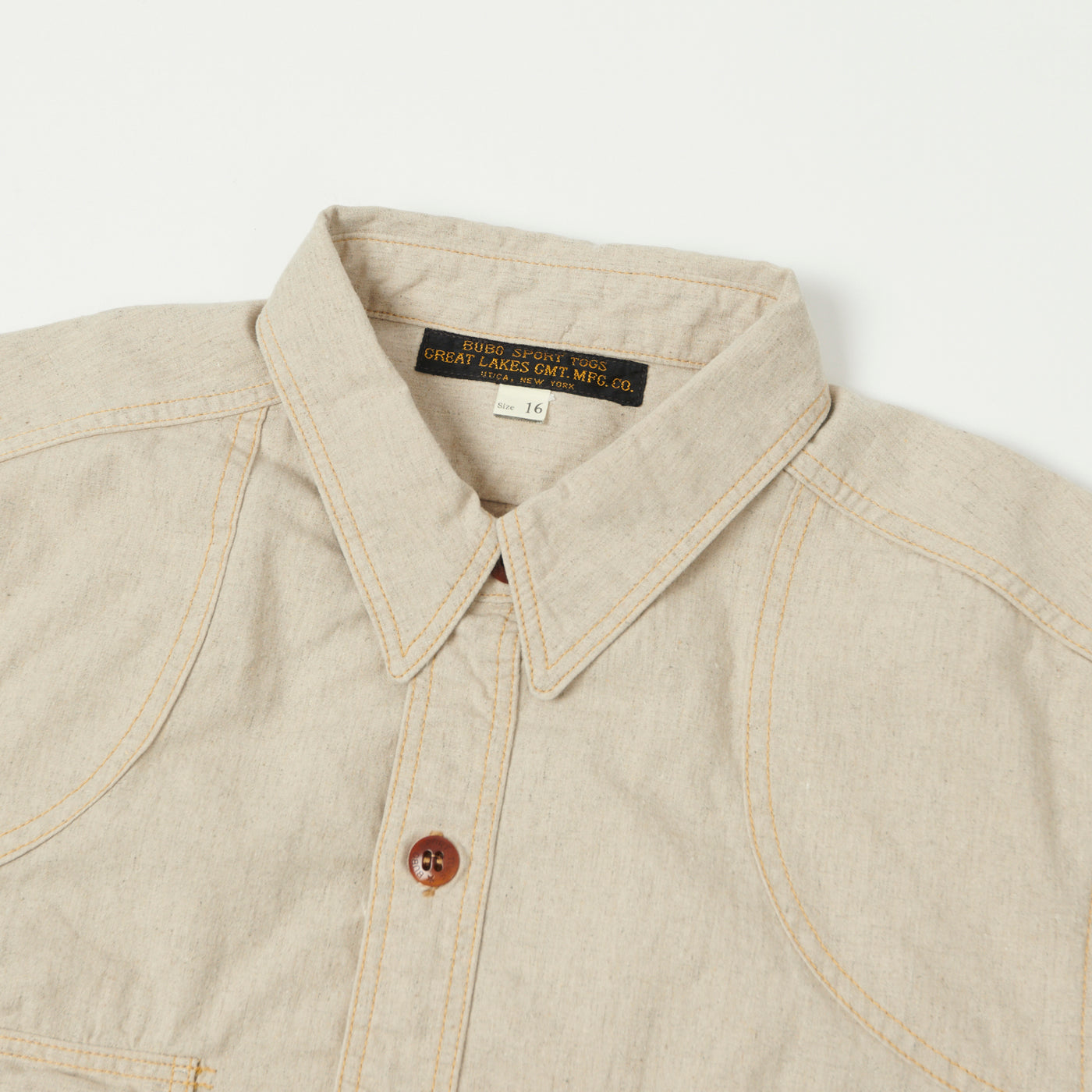 Freewheelers & Co Great Lakes 'Montauk' Shirt - Oatmeal