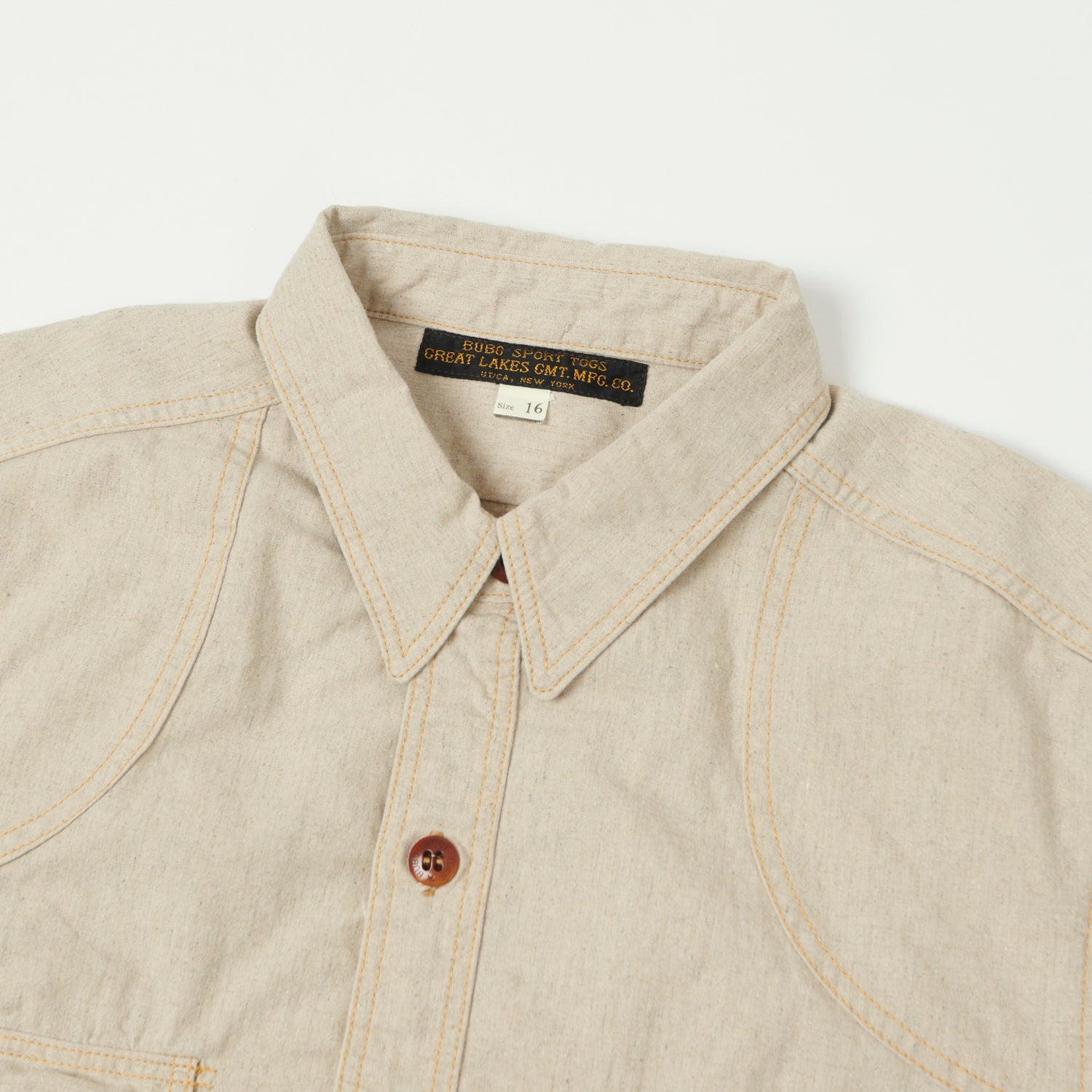 Freewheelers & Co Great Lakes 'Montauk' Shirt - Oatmeal