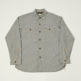 Freewheelers & Co Union Special Overalls 'Neal' Chambray Shirt - Black Pepper