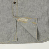 Freewheelers & Co Union Special Overalls 'Neal' Chambray Shirt - Black Pepper