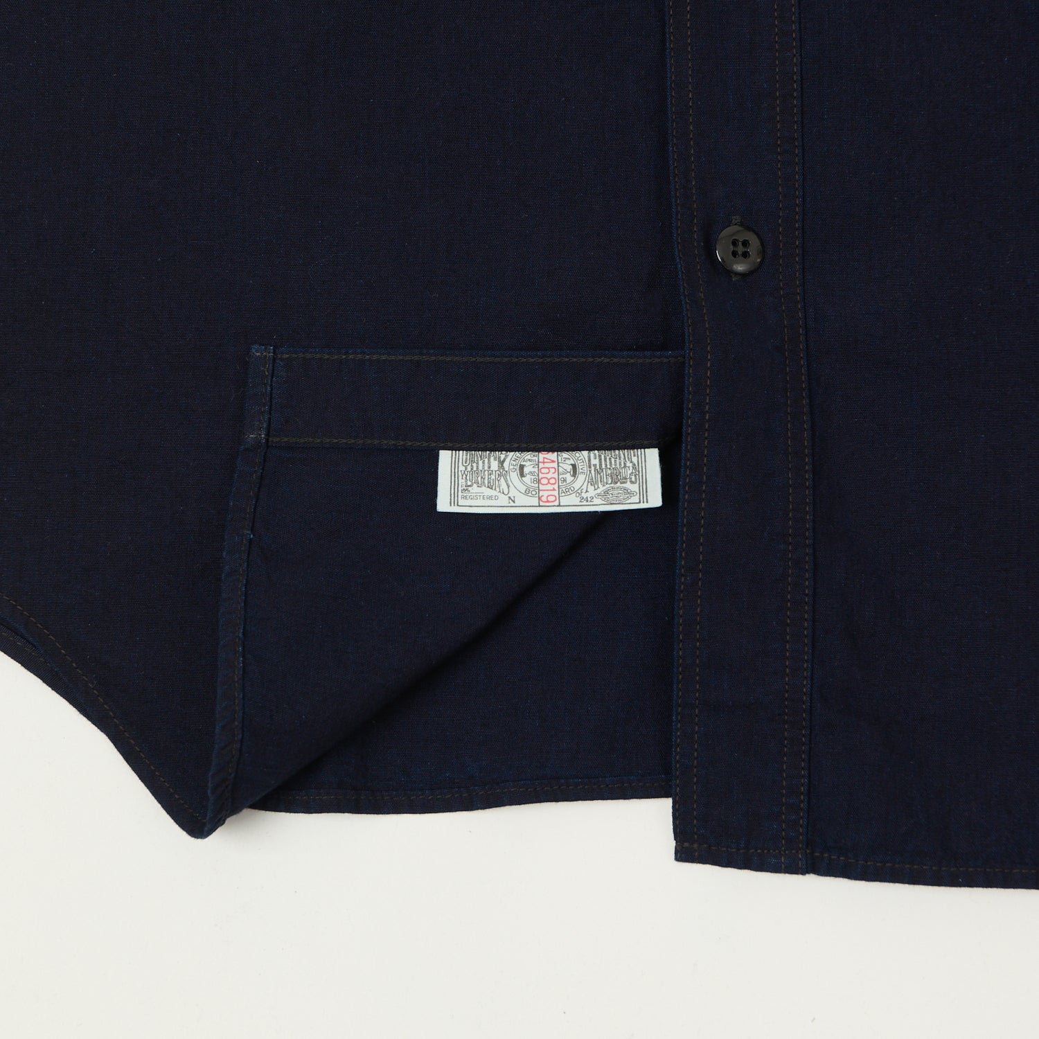 Freewheelers & Co Motor Psyclone 'Peace Valley' Shirt - Navy