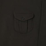Freewheelers Set-in Sleeve Pocket Sweatshirt - Soot Black/Charcoal Black
