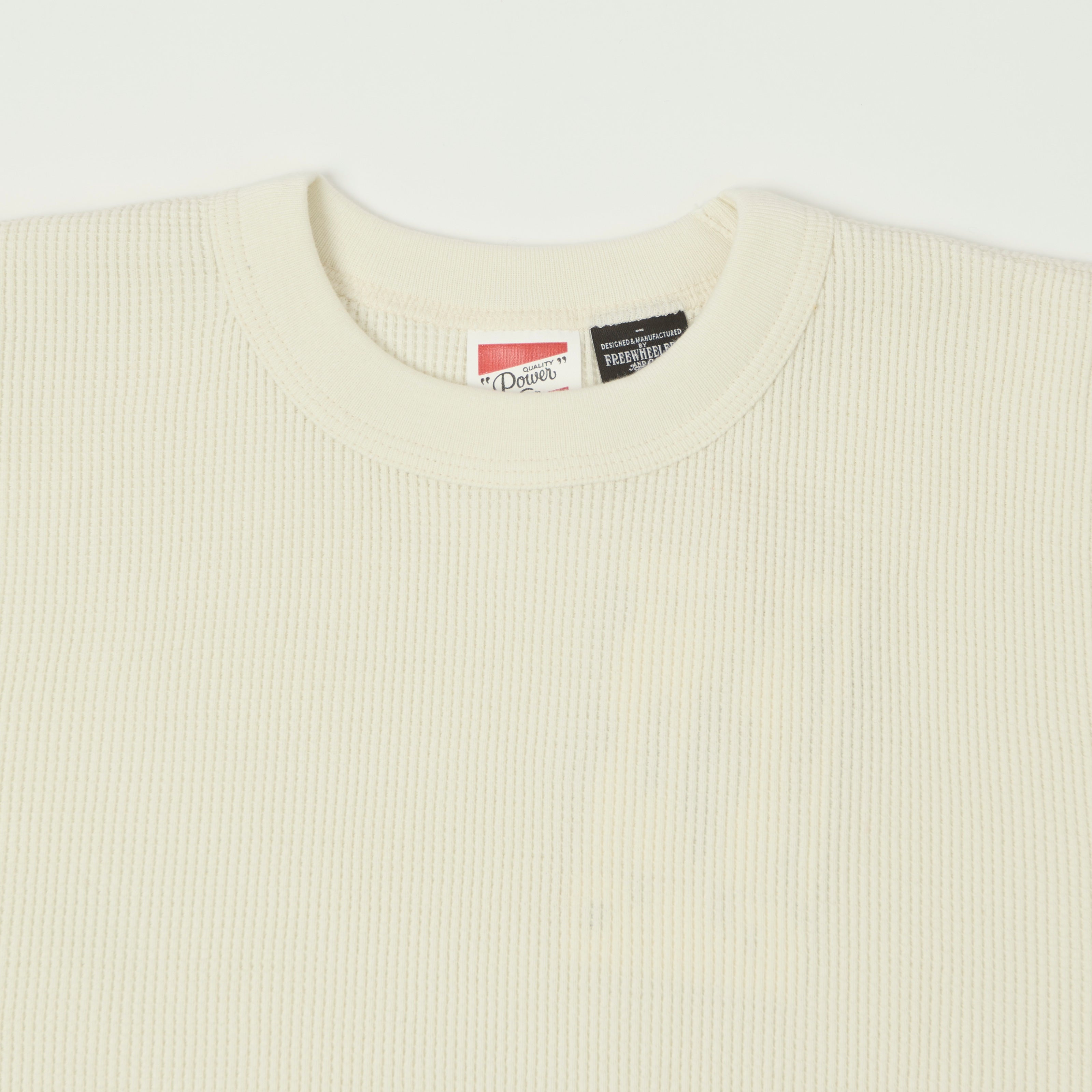 Freewheelers & Co 'Power Wear' Crew Neck L/S Thermal - Ivory