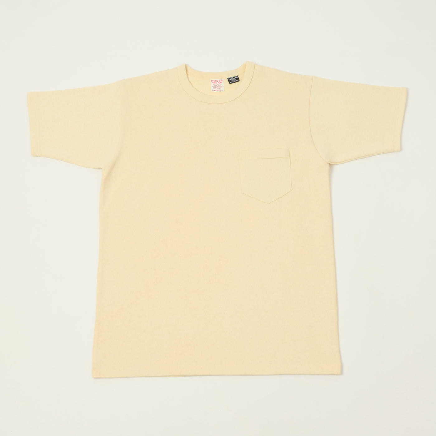Freewheelers & Co Power Wear Short Sleeve Pocket Tee - Straw Cream