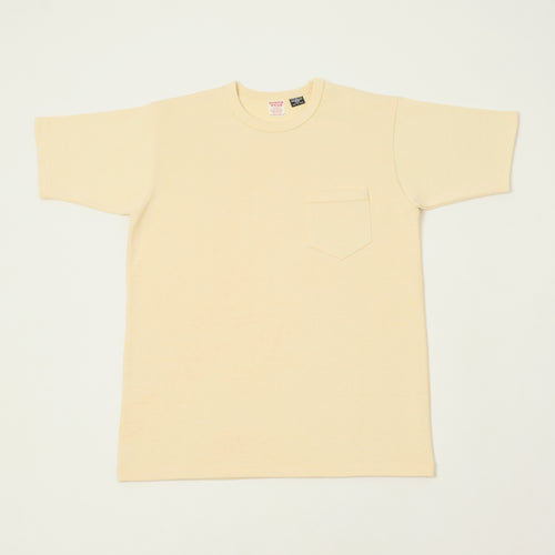 Freewheelers & Co Power Wear Short Sleeve Pocket Tee - Straw Cream