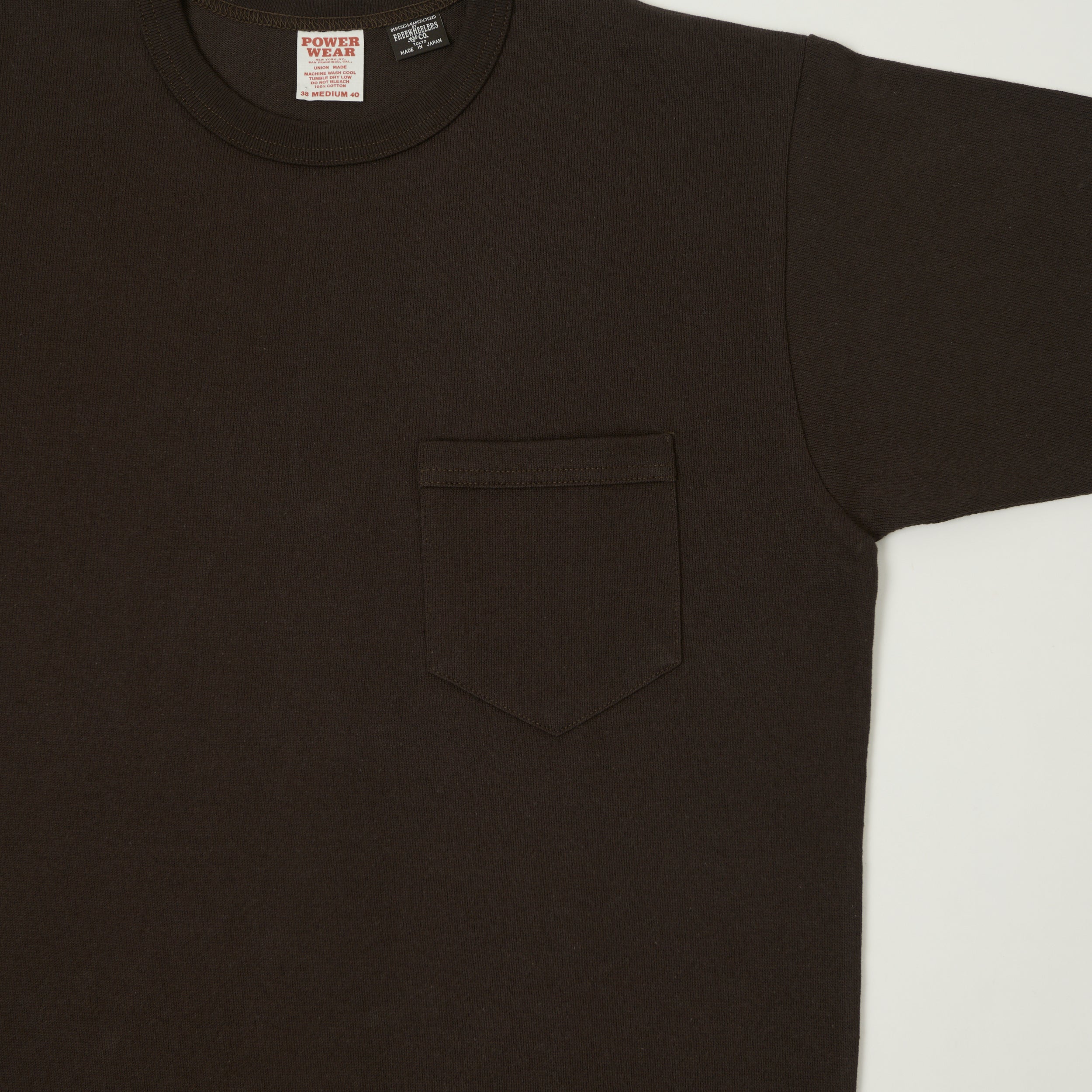 Freewheelers & Co Power Wear Short Sleeve Pocket T-Shirt - Jet