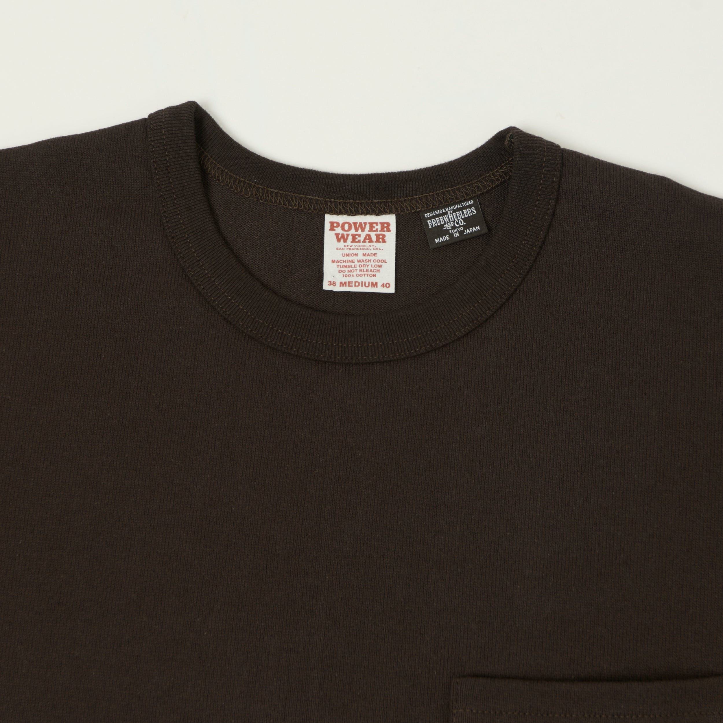 Freewheelers & Co Power Wear Short Sleeve Pocket T-Shirt - Jet
