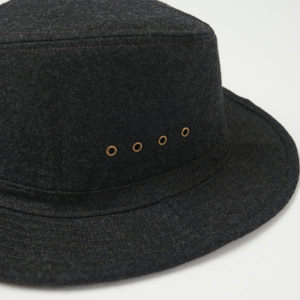 Freewheelers 2337004 'Smokey Bear' Wool Woodsman Hat - Black
