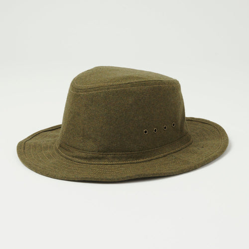 Freewheelers & Co Great Lakes 'Smokey Bear' Woodsman Hat - Olive