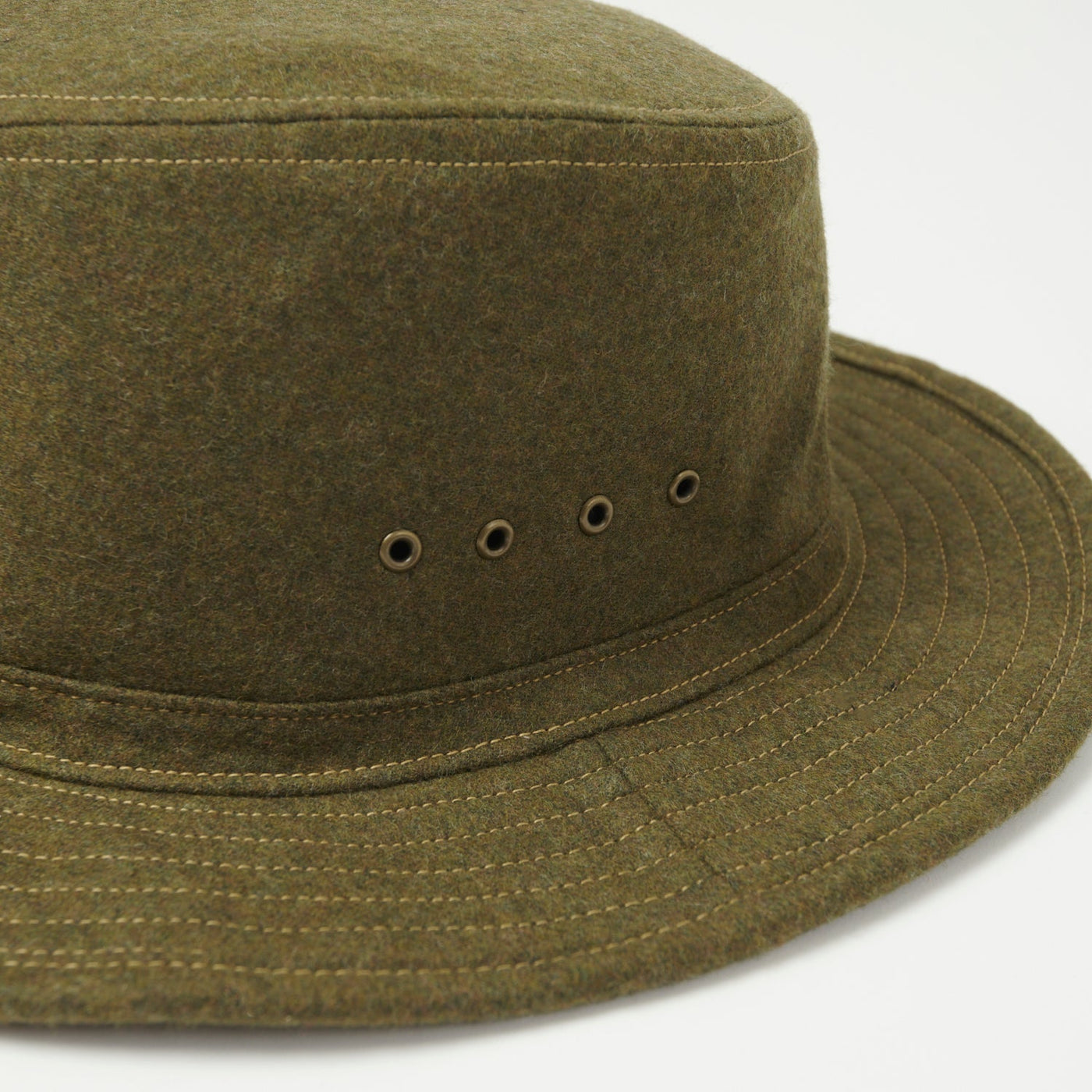 Freewheelers & Co Great Lakes 'Smokey Bear' Woodsman Hat - Olive