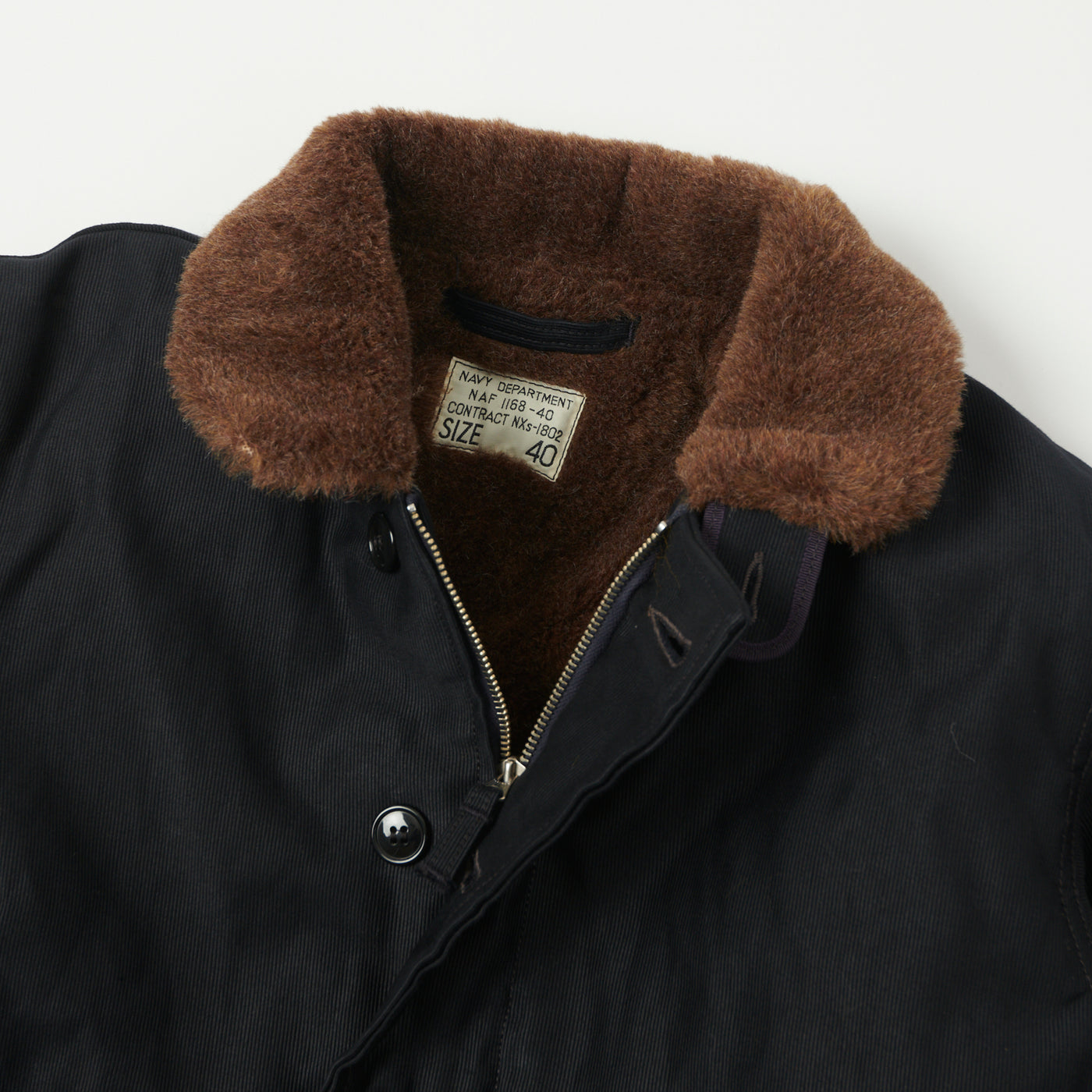 Freewheelers 1940's Type N-1 Deck Jacket - Dark Navy | SON