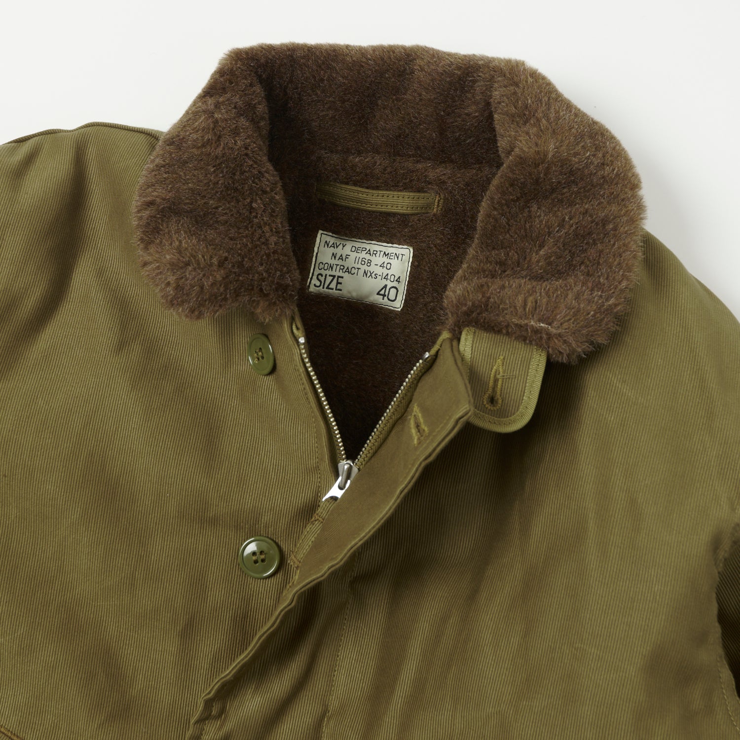 Freewheelers & Co 1940's Type N-1 Deck Jacket - Khaki/Beige