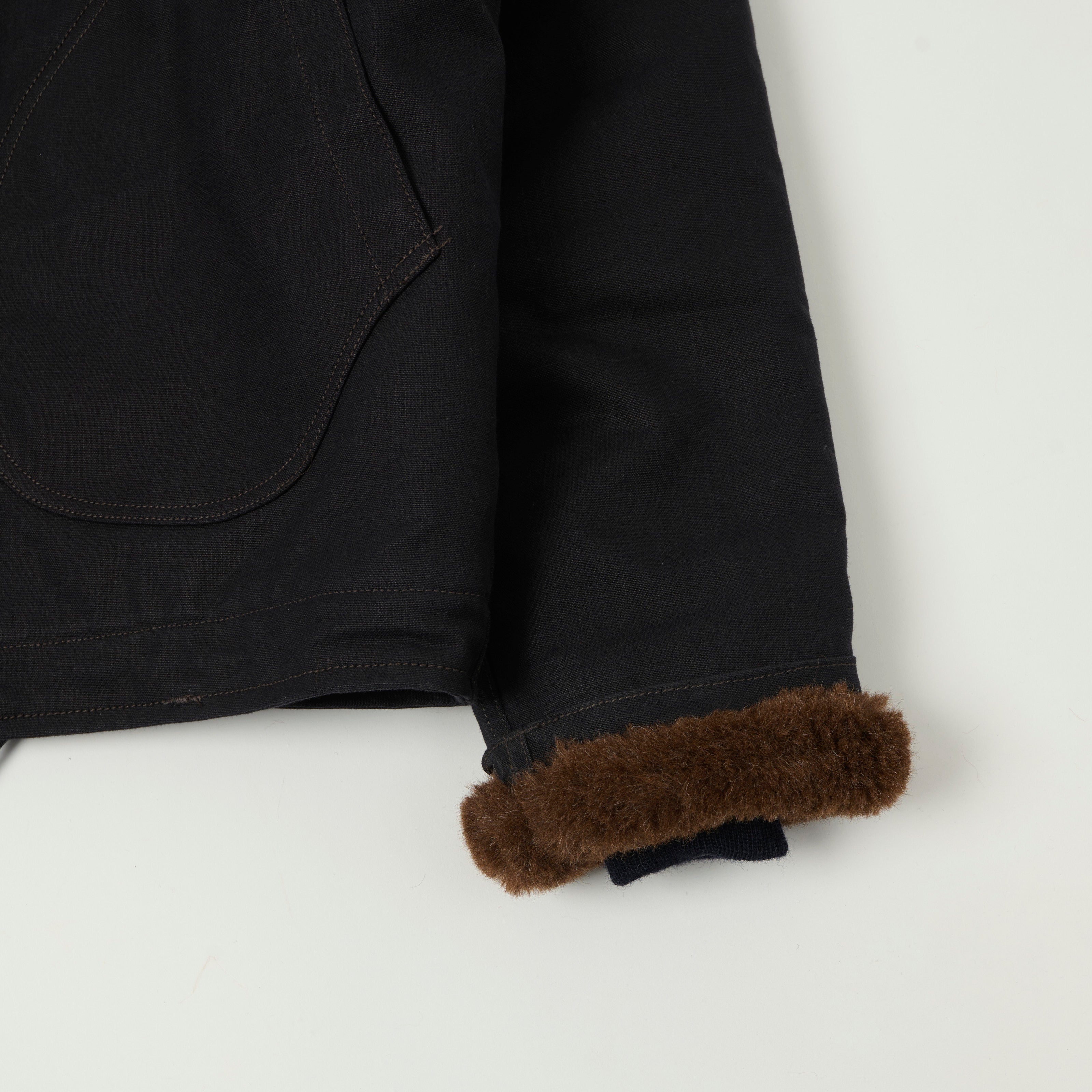 Freewheelers & Co Union Special Overalls Civilian Deck Jacket - Dark Navy