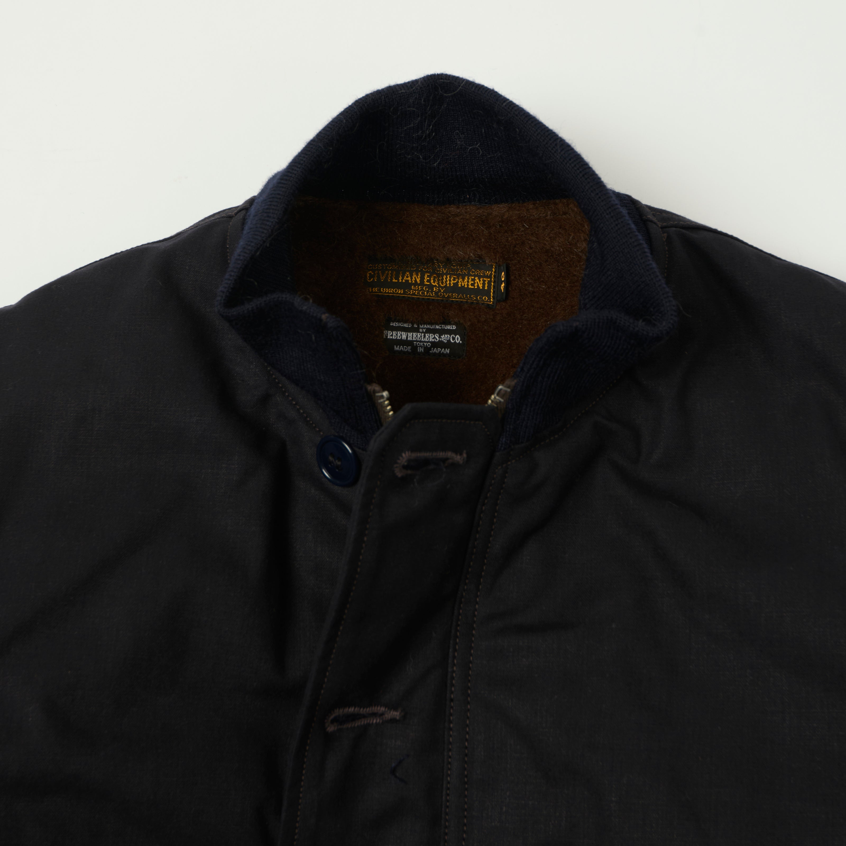 Freewheelers & Co 1940's Type N-1 Deck Jacket - Dark Navy – SON OF
