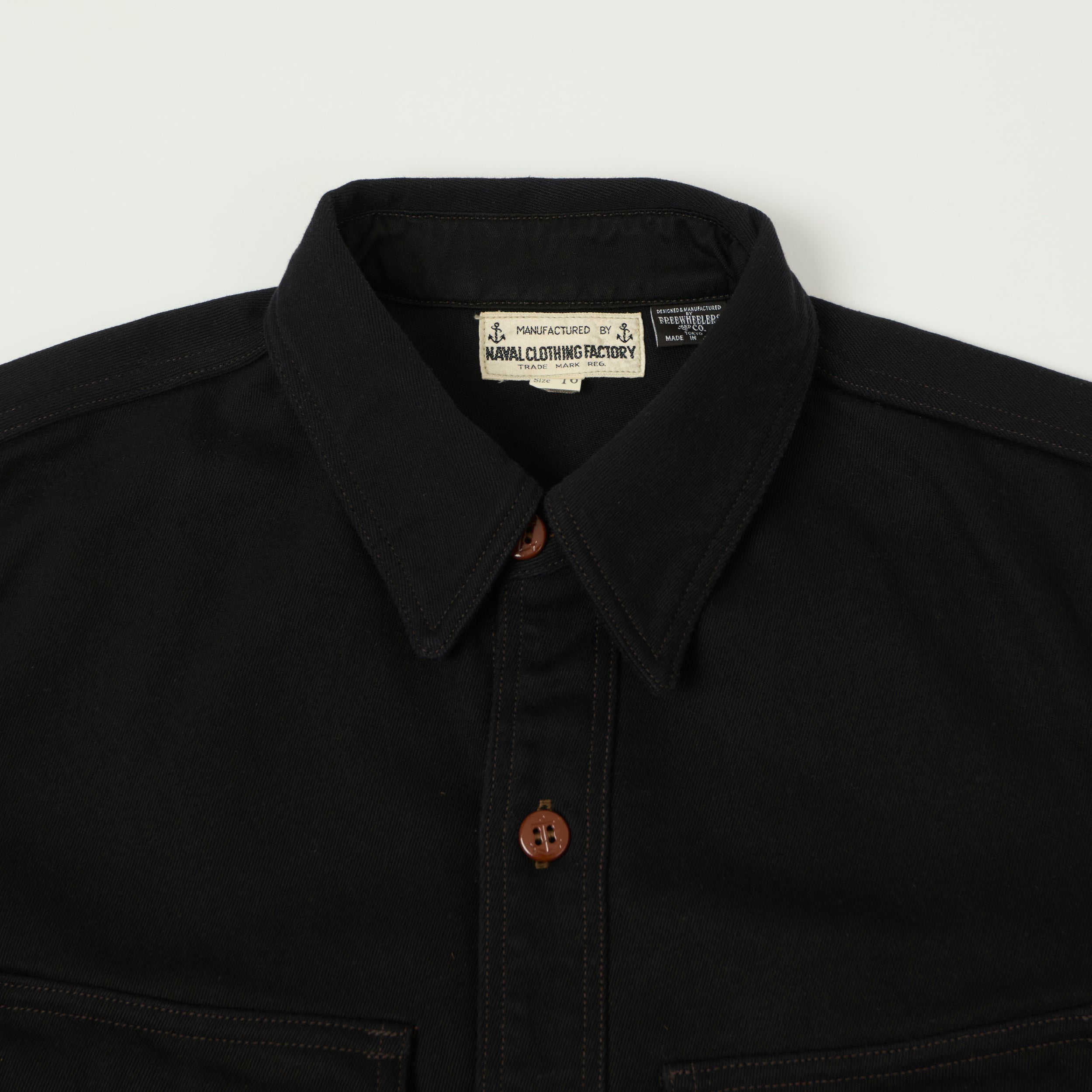 Freewheelers & Co U.S Navy Utility CPO Shirt - Dark Navy – SON OF