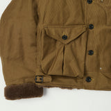 Freewheelers 'Winter Aviators' Jacket - Sepia Brown