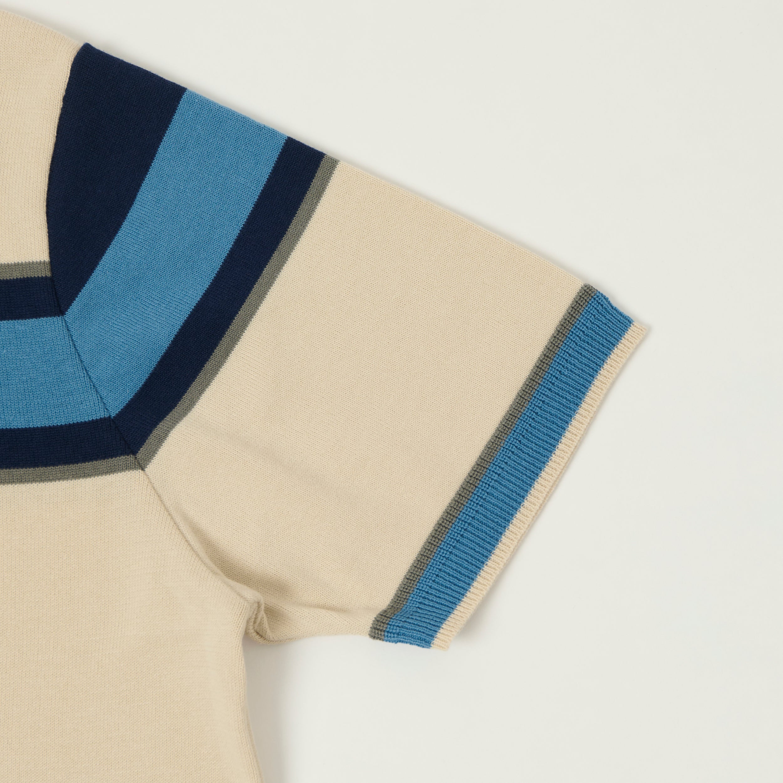 FUJITO フジト Border Knit T-Shirt サイズ2 Fujito Border Knit T-Shirt - White – SON OF A STAG