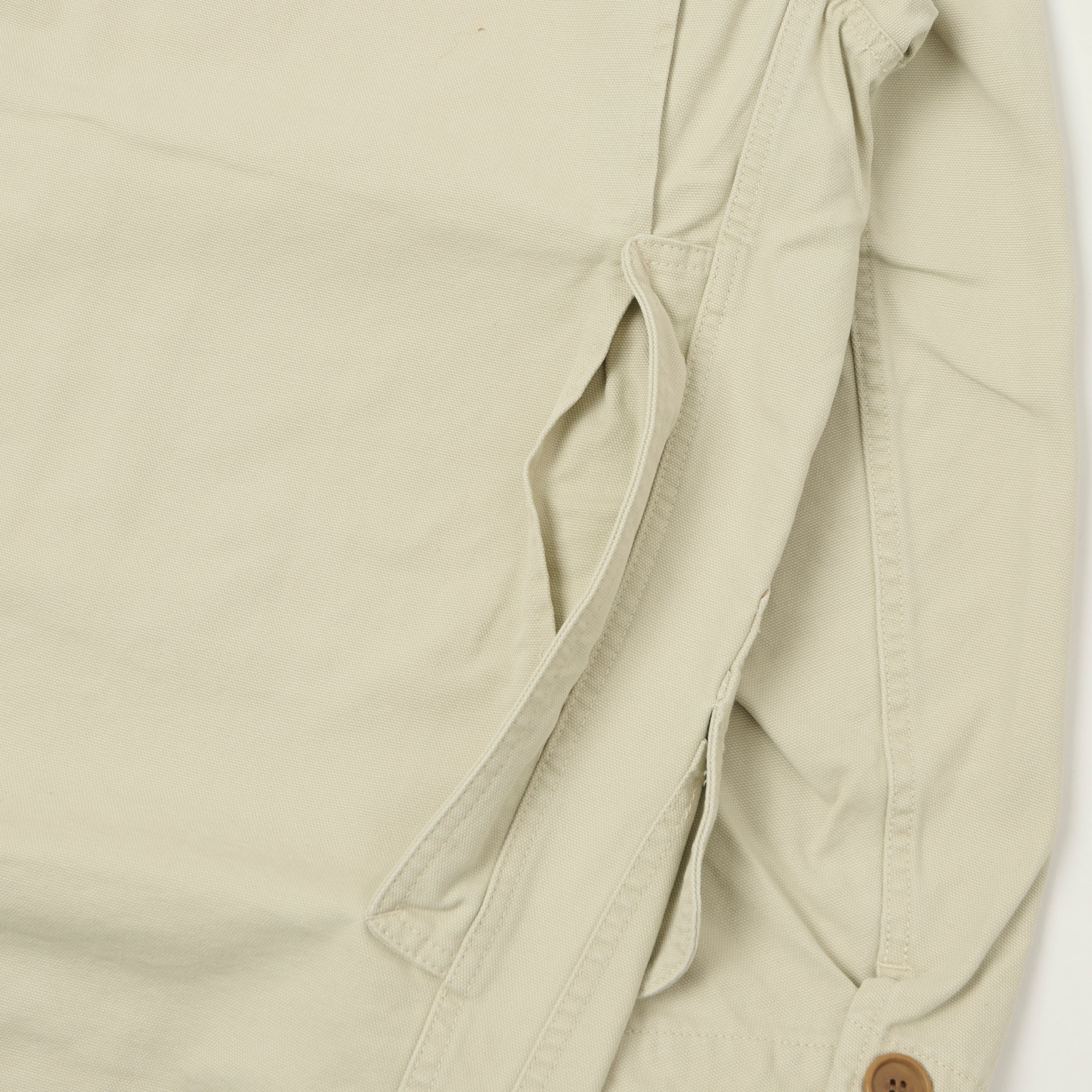 Fujito Duck Canvas Hunting Jacket - Light Beige