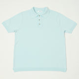 Fujito 'Easy' Solid Collar Knit Polo - Sax