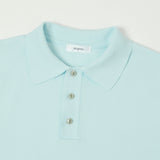 Fujito 'Easy' Solid Collar Knit Polo - Sax