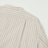 Fujito Officer Shirt - Orange Stripe