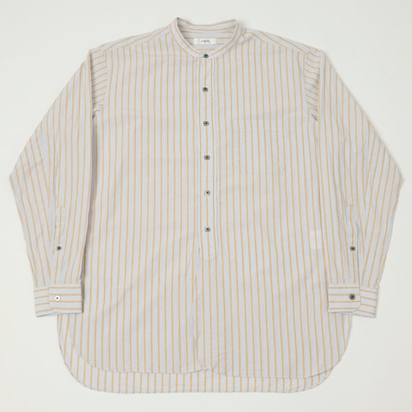 Fujito Officer Shirt - Orange Stripe