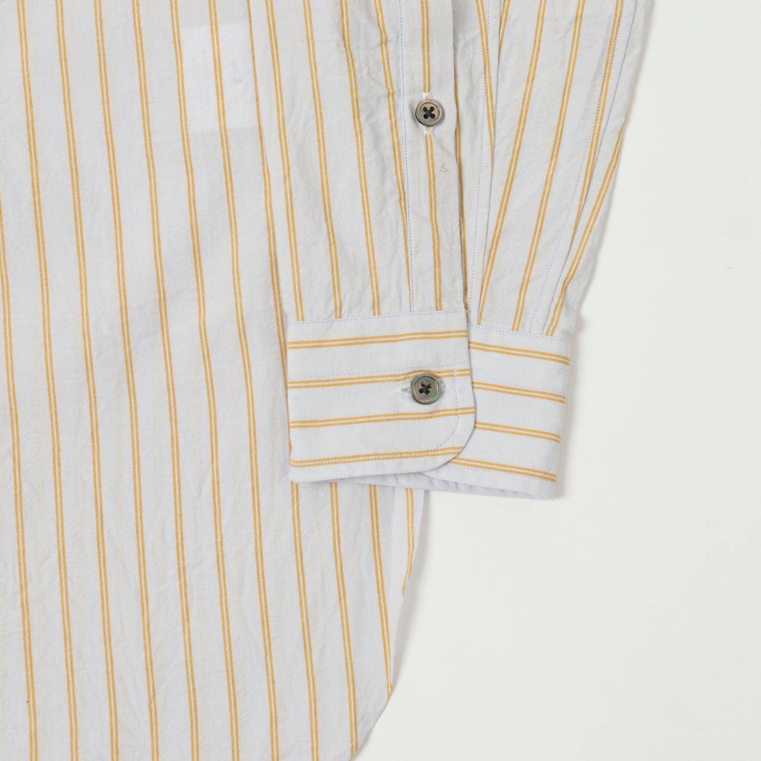Fujito Officer Shirt - Orange Stripe