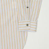 Fujito Officer Shirt - Orange Stripe