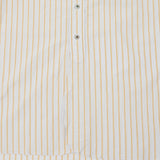 Fujito Officer Shirt - Orange Stripe