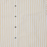 Fujito Officer Shirt - Orange Stripe