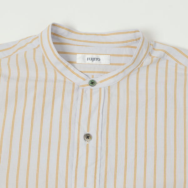 Fujito Officer Shirt - Orange Stripe